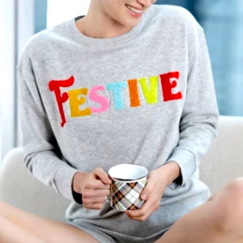 Shiraleah Chicago "Festive" Sweatshirt, Sz S